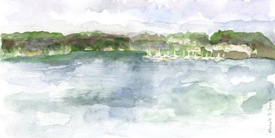Regatta by the Lake by Michele Brunschvig Dariele